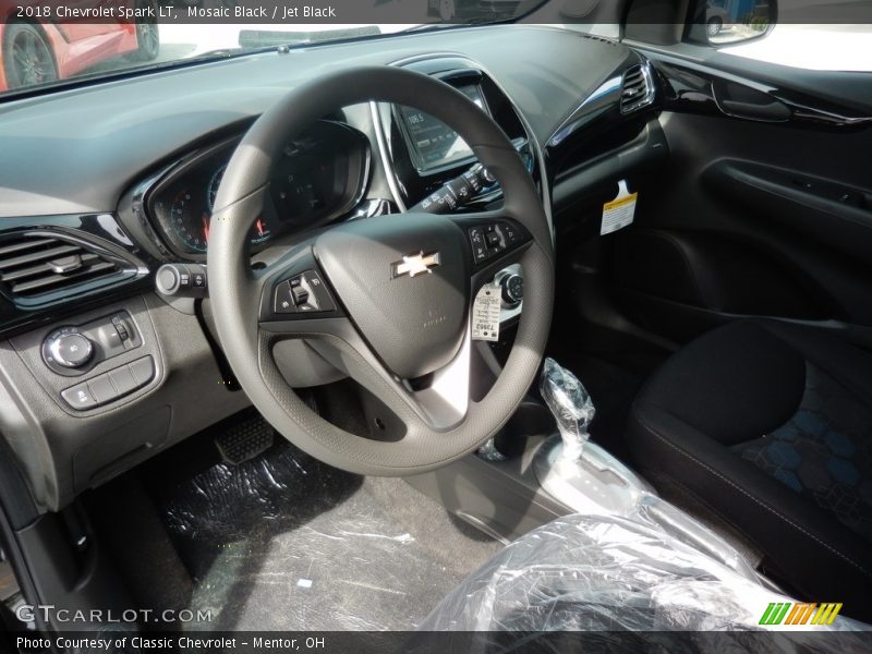 Mosaic Black / Jet Black 2018 Chevrolet Spark LT
