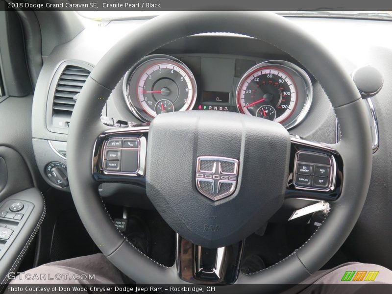 Granite Pearl / Black 2018 Dodge Grand Caravan SE