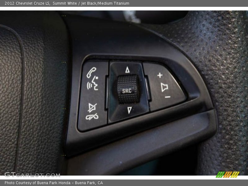Summit White / Jet Black/Medium Titanium 2012 Chevrolet Cruze LS