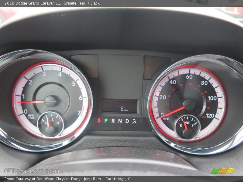 Granite Pearl / Black 2018 Dodge Grand Caravan SE