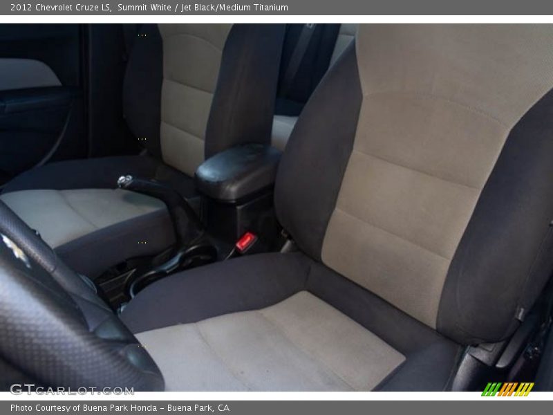 Summit White / Jet Black/Medium Titanium 2012 Chevrolet Cruze LS