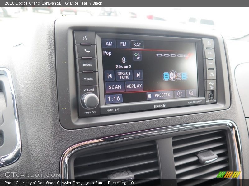 Granite Pearl / Black 2018 Dodge Grand Caravan SE