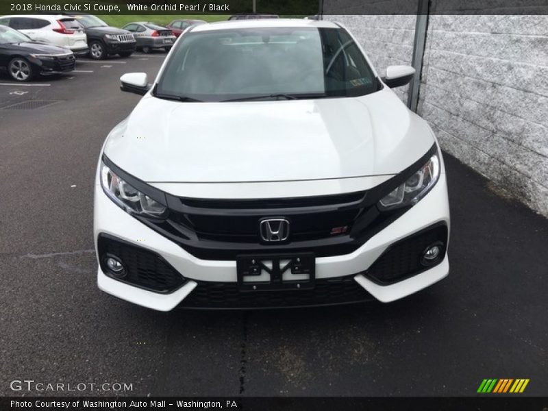 White Orchid Pearl / Black 2018 Honda Civic Si Coupe