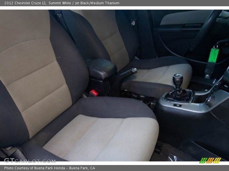 Summit White / Jet Black/Medium Titanium 2012 Chevrolet Cruze LS