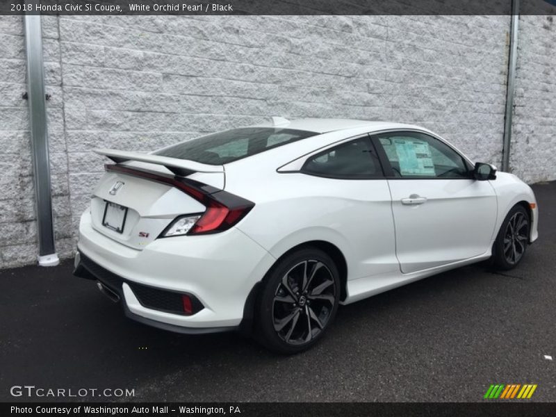 White Orchid Pearl / Black 2018 Honda Civic Si Coupe