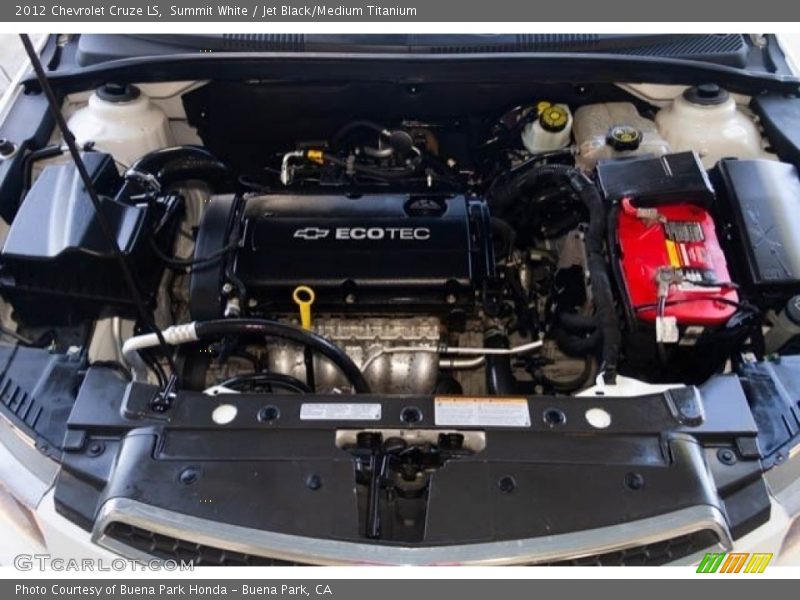 Summit White / Jet Black/Medium Titanium 2012 Chevrolet Cruze LS
