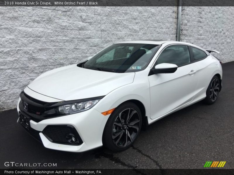 White Orchid Pearl / Black 2018 Honda Civic Si Coupe