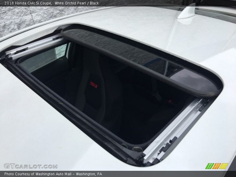 White Orchid Pearl / Black 2018 Honda Civic Si Coupe