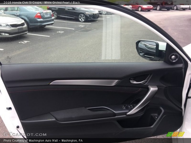 White Orchid Pearl / Black 2018 Honda Civic Si Coupe