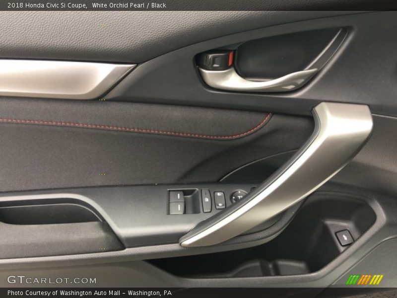 White Orchid Pearl / Black 2018 Honda Civic Si Coupe