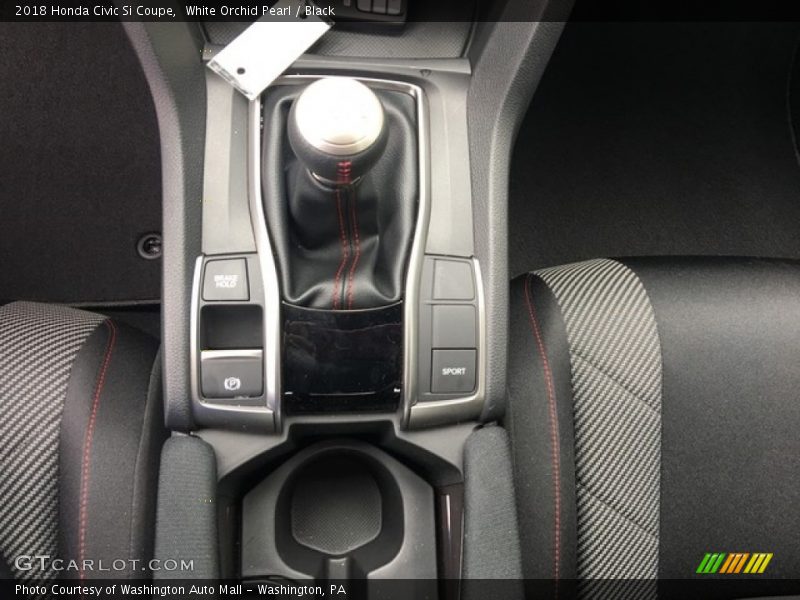White Orchid Pearl / Black 2018 Honda Civic Si Coupe