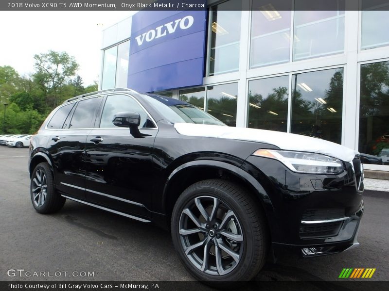 Onyx Black Metallic / Charcoal 2018 Volvo XC90 T5 AWD Momentum