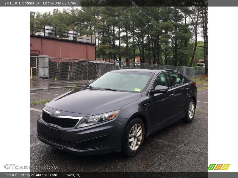 Ebony Black / Gray 2011 Kia Optima LX