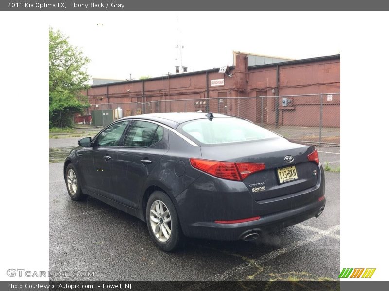 Ebony Black / Gray 2011 Kia Optima LX