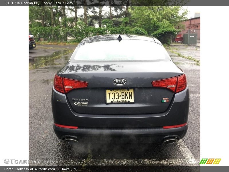 Ebony Black / Gray 2011 Kia Optima LX