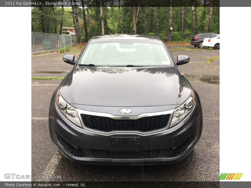 Ebony Black / Gray 2011 Kia Optima LX