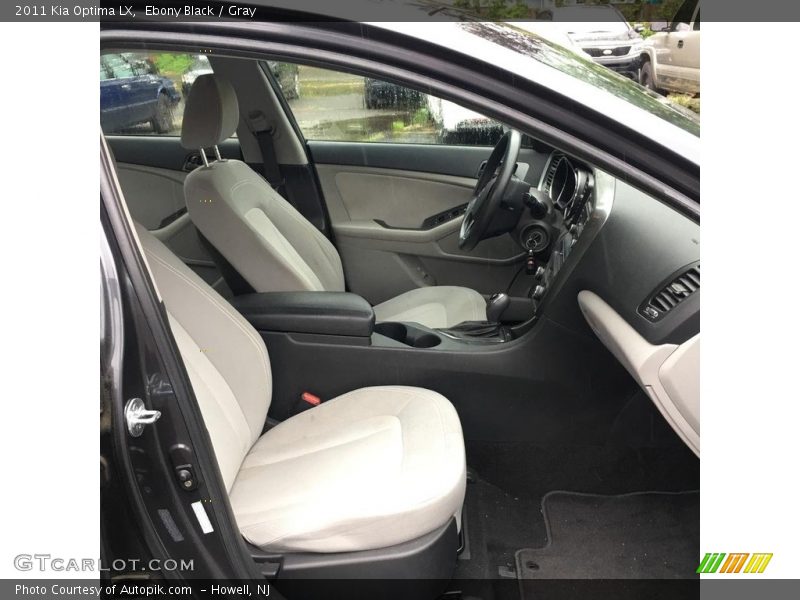 Ebony Black / Gray 2011 Kia Optima LX