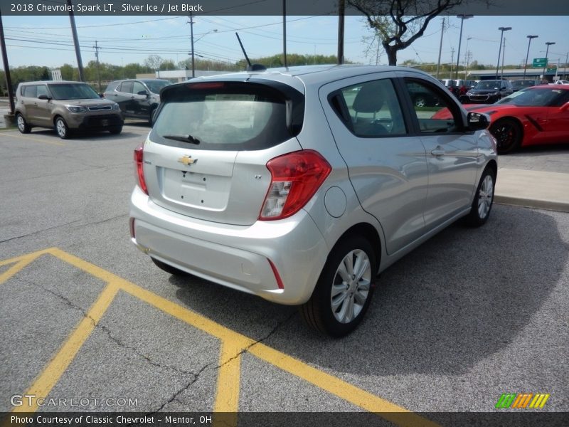 Silver Ice / Jet Black 2018 Chevrolet Spark LT