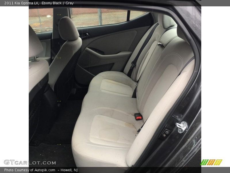 Ebony Black / Gray 2011 Kia Optima LX