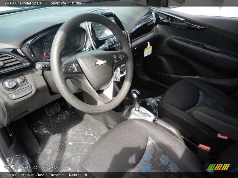 Silver Ice / Jet Black 2018 Chevrolet Spark LT