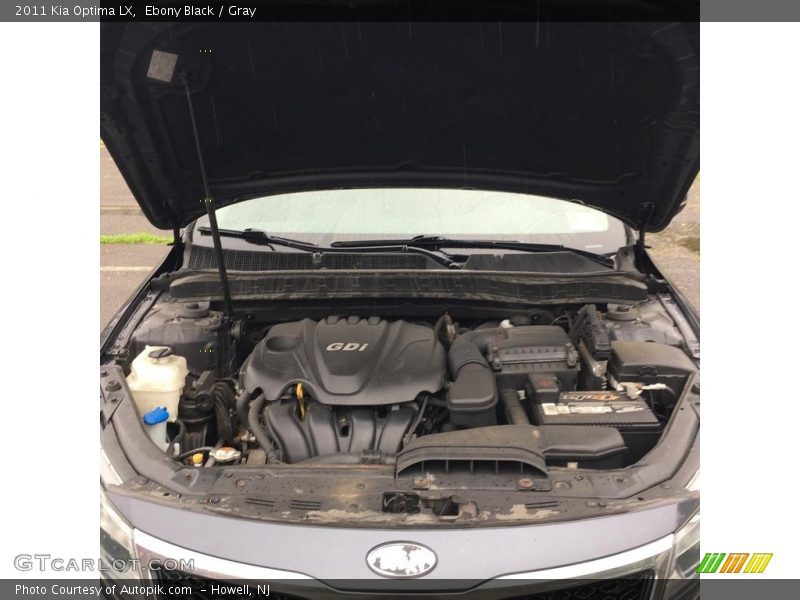 Ebony Black / Gray 2011 Kia Optima LX
