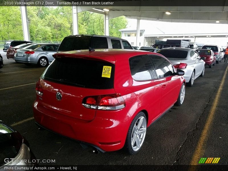 Tornado Red / Titan Black Leather 2010 Volkswagen GTI 2 Door