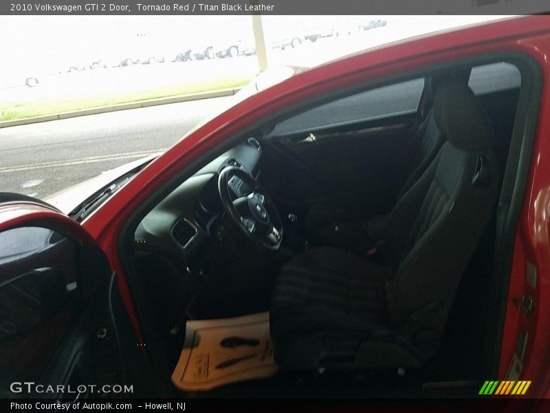 Tornado Red / Titan Black Leather 2010 Volkswagen GTI 2 Door