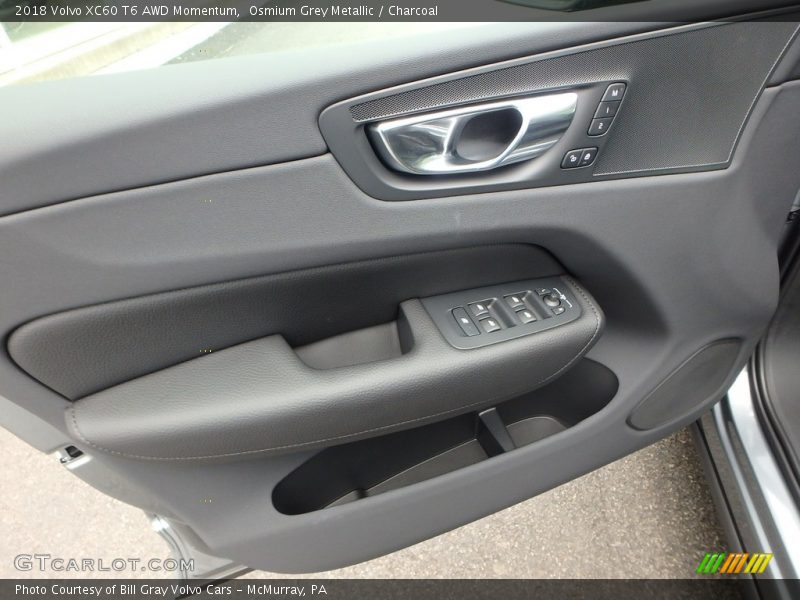 Osmium Grey Metallic / Charcoal 2018 Volvo XC60 T6 AWD Momentum