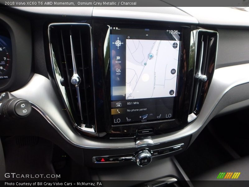 Osmium Grey Metallic / Charcoal 2018 Volvo XC60 T6 AWD Momentum