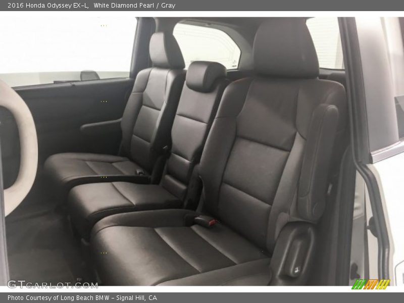 White Diamond Pearl / Gray 2016 Honda Odyssey EX-L