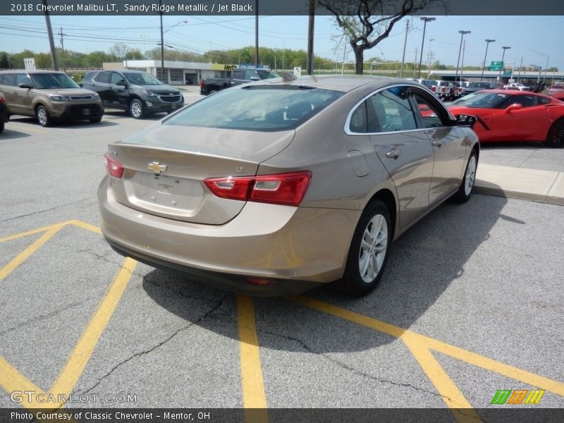 Sandy Ridge Metallic / Jet Black 2018 Chevrolet Malibu LT