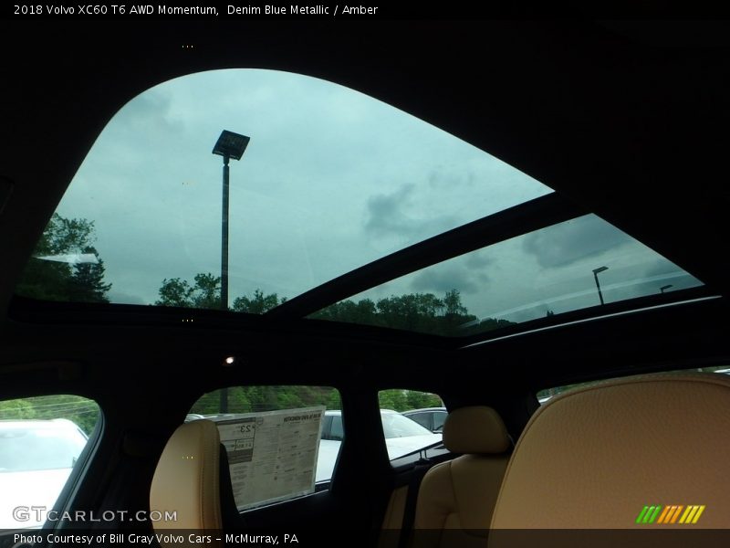 Denim Blue Metallic / Amber 2018 Volvo XC60 T6 AWD Momentum
