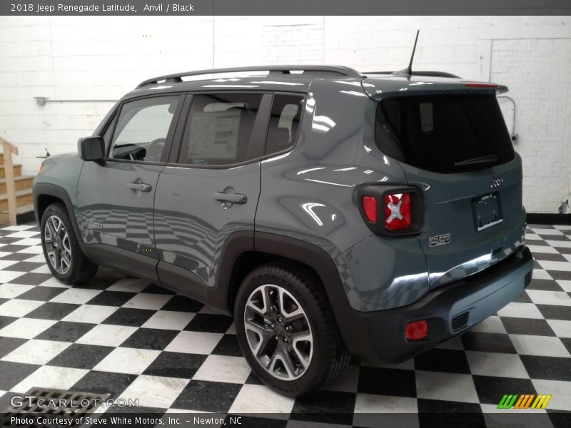Anvil / Black 2018 Jeep Renegade Latitude