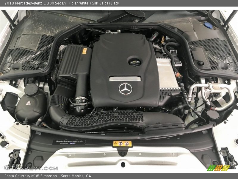 Polar White / Silk Beige/Black 2018 Mercedes-Benz C 300 Sedan