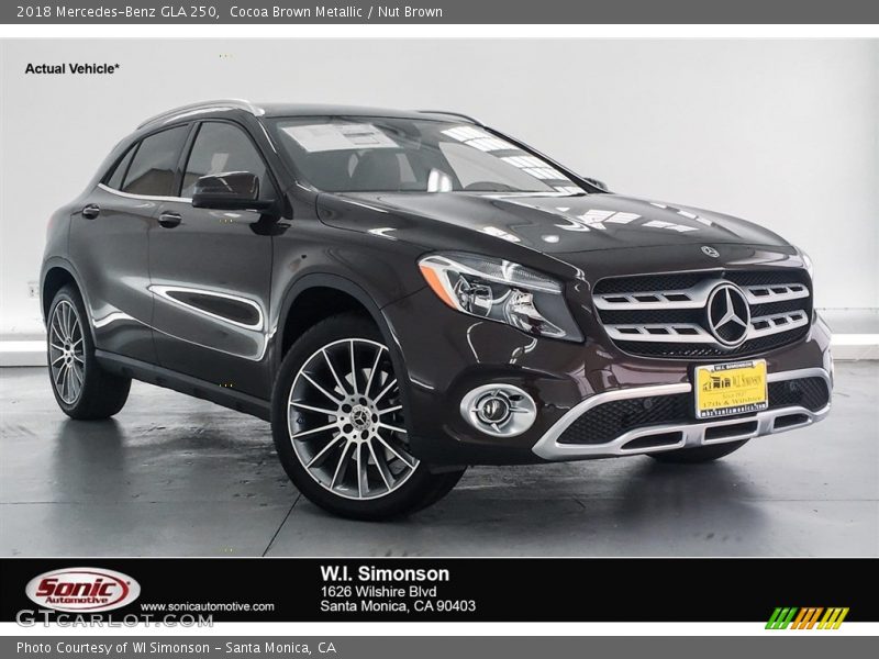 Cocoa Brown Metallic / Nut Brown 2018 Mercedes-Benz GLA 250