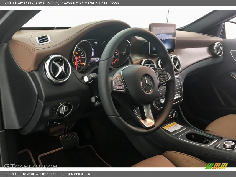 Dashboard of 2018 GLA 250