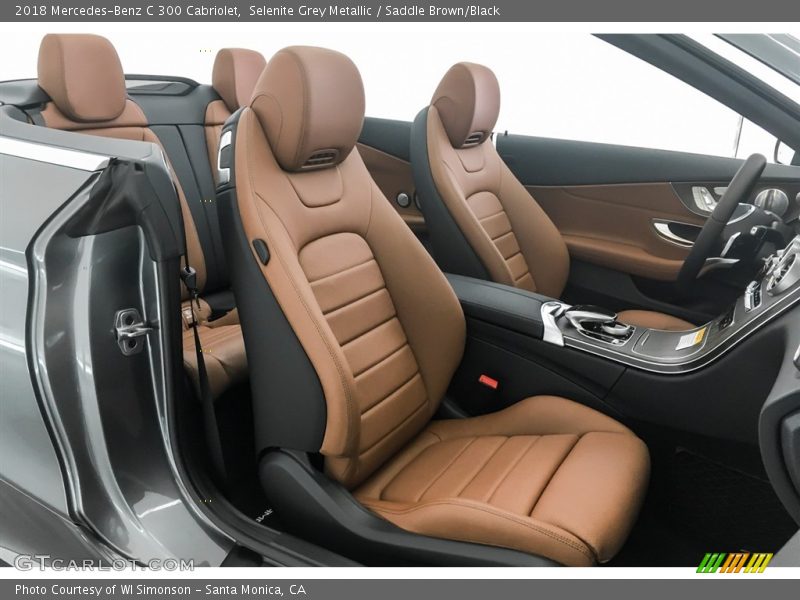 Selenite Grey Metallic / Saddle Brown/Black 2018 Mercedes-Benz C 300 Cabriolet