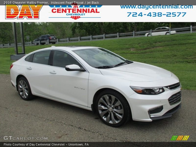 Iridescent Pearl Tricoat / Jet Black 2016 Chevrolet Malibu Premier