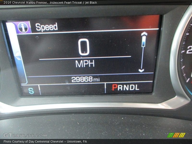Iridescent Pearl Tricoat / Jet Black 2016 Chevrolet Malibu Premier