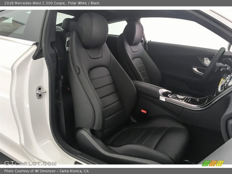 Polar White / Black 2018 Mercedes-Benz C 300 Coupe