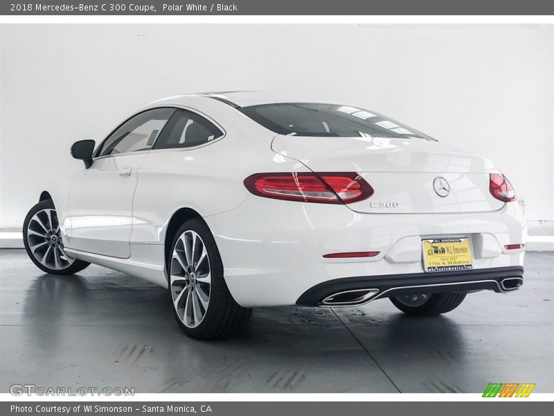 Polar White / Black 2018 Mercedes-Benz C 300 Coupe