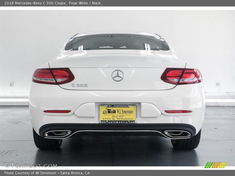 Polar White / Black 2018 Mercedes-Benz C 300 Coupe