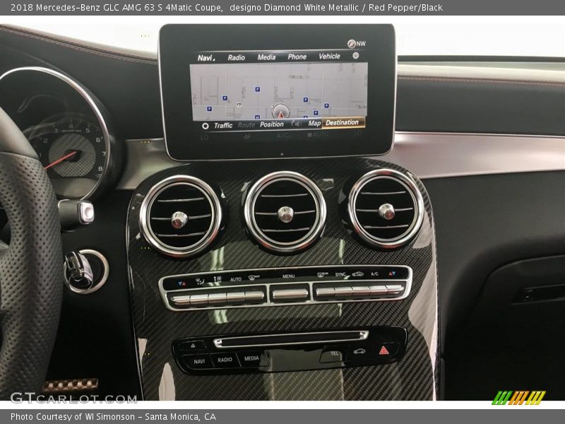 Controls of 2018 GLC AMG 63 S 4Matic Coupe