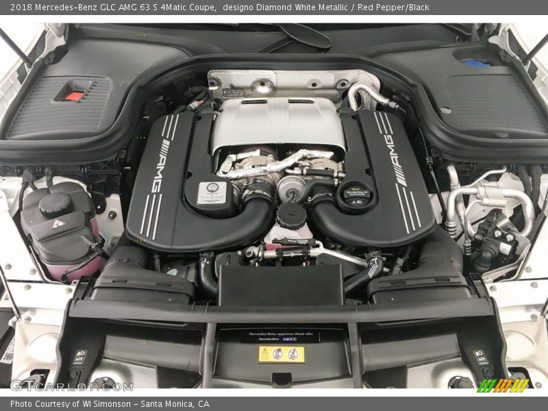  2018 GLC AMG 63 S 4Matic Coupe Engine - 4.0 Liter AMG biturbo DOHC 32-Valve VVT V8
