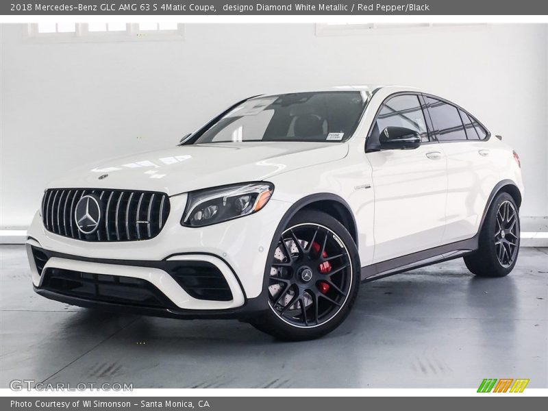 Front 3/4 View of 2018 GLC AMG 63 S 4Matic Coupe