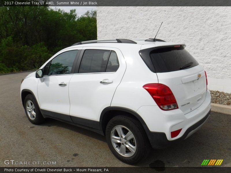 Summit White / Jet Black 2017 Chevrolet Trax LT AWD