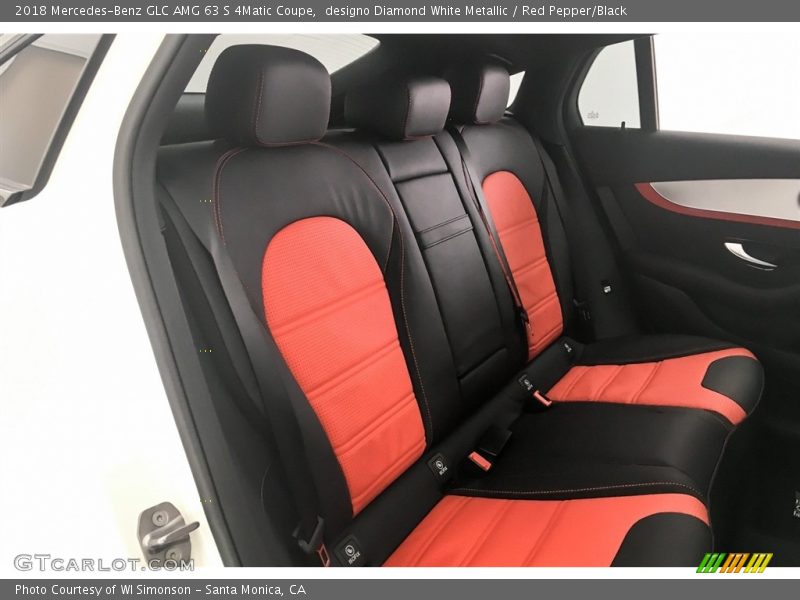 Rear Seat of 2018 GLC AMG 63 S 4Matic Coupe