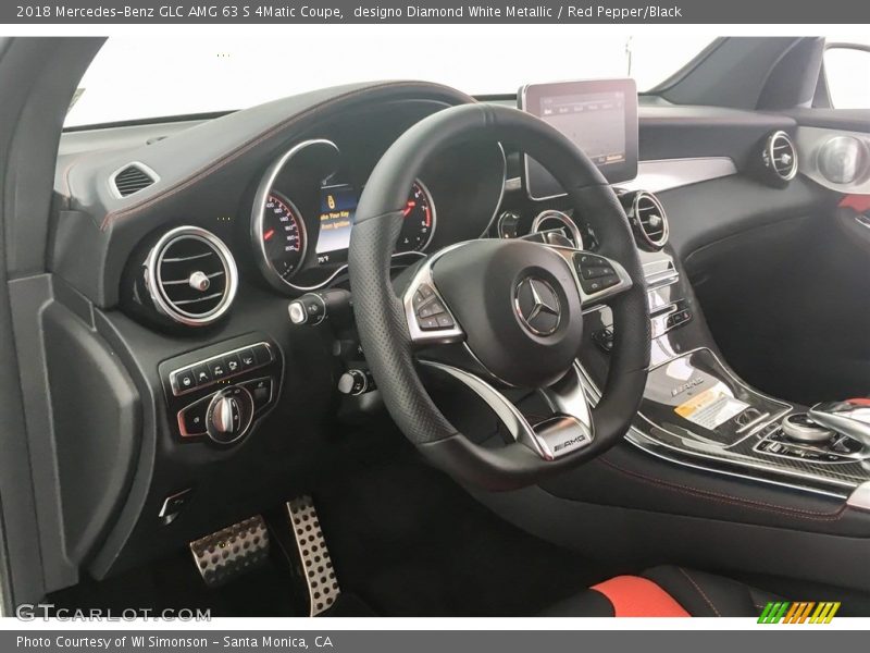 Dashboard of 2018 GLC AMG 63 S 4Matic Coupe