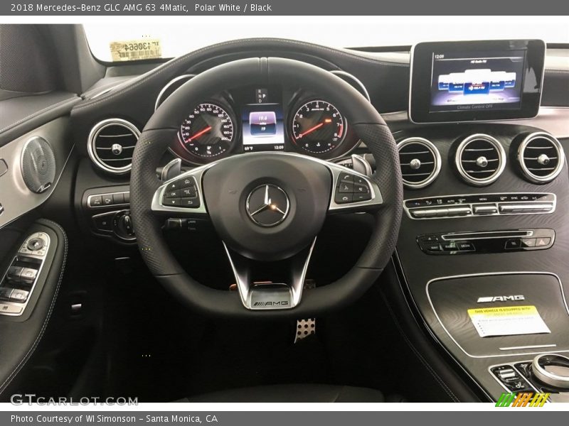 Polar White / Black 2018 Mercedes-Benz GLC AMG 63 4Matic