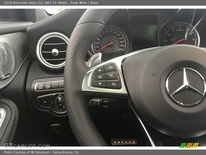 Polar White / Black 2018 Mercedes-Benz GLC AMG 63 4Matic